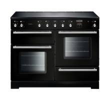 Rangemaster TOLP110EIGBC  - 110cm Toledo+ Electric Induction Gloss Black Chrome Range Cooker