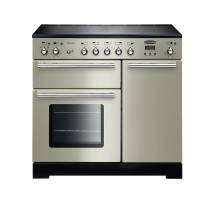 Rangemaster Toledo + TOLP90EIIVC - 90cm Electric Induction Ivory Chrome Range Cooker