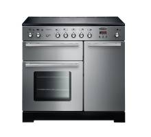 Rangemaster Toledo + TOLP90EISSC - 90cm Electric Induction Stainless Steel Chrome Range Cooker