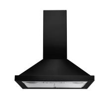 Rangemaster UNBHDC60BL - 60cm Black Chimney Hood 111180