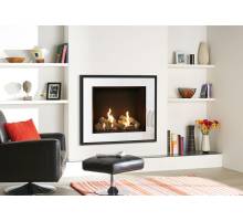 Riva2 750 Evoke Glass with White glass front and graphite rear with black reeded lining 1 LB