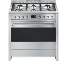 Smeg A1-9 - 90cm Opera Dual Fuel Range Cooker - Stainless Steel