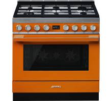 Smeg CPF9GPOR - 90cm Portofino Aesthetic Cooker with Pyrolytic Multifunction Oven and Gas Hob