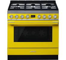 Smeg CPF9GPYW - 90cm Portofino Aesthetic Cooker with Pyrolytic Multifunction Oven and Gas Hob