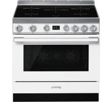 Smeg CPF9IPWH - 90cm Portofino Aesthetic Cooker with Pyrolytic Multifunction Oven and Induction Hob