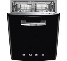 Smeg DIFABBL 50s Style Black Built-in Dishwasher 