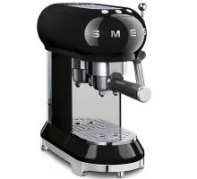 Smeg ECF01BLUK 50s Style Espresso Coffee Machine - Black