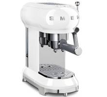 Smeg ECF01WHUK 50s Style Espresso Coffee Machine - White