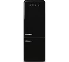 Smeg FAB38RBL5 50s Style Black Fridge Freezer