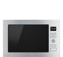 Smeg FMI425X Built-in Microwave with Grill 