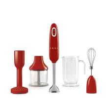 Smeg HBF02RDUK 50s Style 4 in 1 Hand Blender - Red