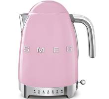 Smeg KLF04PKUK 50s Style Variable Temperature Kettle - Pink