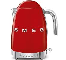 Smeg KLF04RDUK 50s Style Variable Temperature Kettle - Red