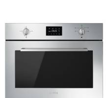 Smeg SF4400MX Compact Combi Microwave Oven