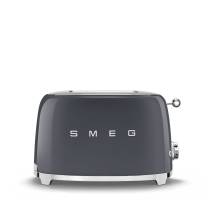 Smeg TSF01GRUK 50s Style Two Slice Toaster - Slate Grey
