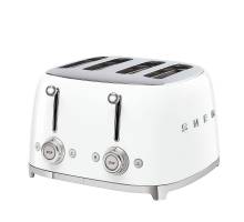 Smeg TSF03WHUK Four Slice 50s Style Toaster - White