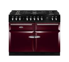Stanley SDL110DFCBY Supreme Deluxe 110cm Dual Fuel Range Cooker in Cranberry