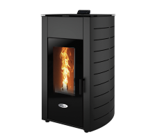 Stanley Solis K1700 Black Pellet Stove - K1700-2-SP BLKCUR