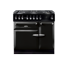 Supreme Deluxe 90 Black Dual Fuel Range Cooker SDL90DFBLK
