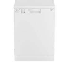 Zenith ZDW601 white dishwasher front view with closed door