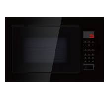 front view of the Cata UB25MGBK 60cm Built-In Microwave in black