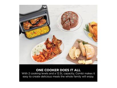12 cooking functions of the Ninja SFP700UK Combi Multi-Cooker