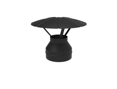 150mm SOLINOX Black Rain Cap