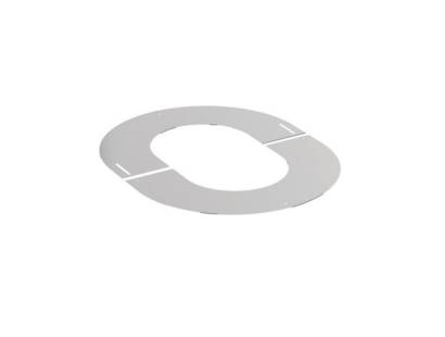 150mm SOLINOX Finishing Plate Oval 30-45 Degree