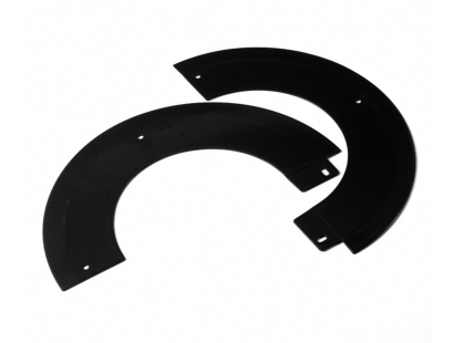 5″ 0 Degree Angled Matt Black Split Trim Collar