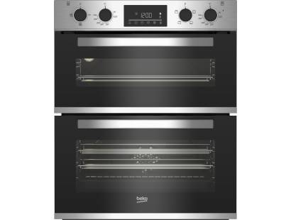 Beko 72cm Built-under Double Fan Oven with LED timer CTFY22309X