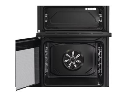 75L main oven and 38L top oven Hotpoint HDE6VDB1 cooker