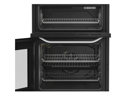 75L main oven and 38L top oven dual fuel cooker – Hotpoint HDD6GDC2W