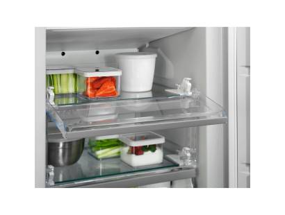 AEG NAB7N181EC integrated freezer with kitchen cabinet door open