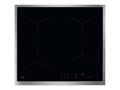 AEG TN64IA00XB induction hob front view showing four-zone layout