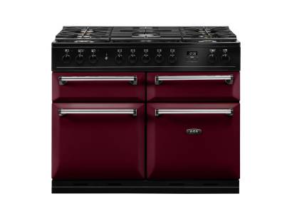 AGA MDX110DFCBY Masterchef Deluxe Dual Fuel Cranberry Range Cooker