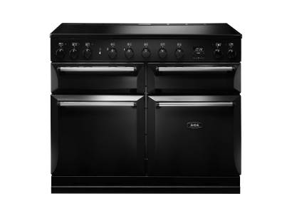 AGA MDX110EIBLK Masterchef Deluxe Induction Black Range Cooker