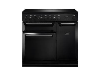 AGA MDX90EIBLK Masterchef Deluxe Induction Black Range Cooker