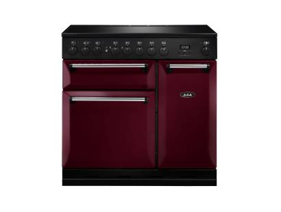 AGA MDX90EICBY Masterchef Deluxe Induction Cranberry Range Cooker