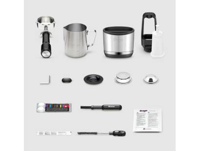 Accessories included with Sage Oracle Jet Black espresso machine