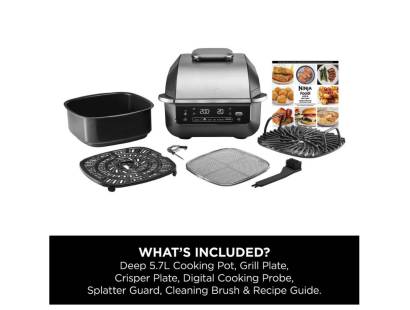 Accessories that come with the Ninja EG351UK Grill & Air Fryer
