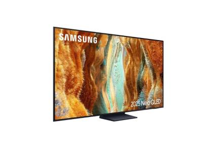 Angled view of Samsung QE75QN73FATXXU showing AirSlim design