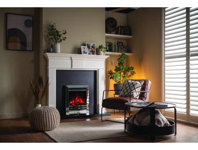 Anya Chrome Electric Fire