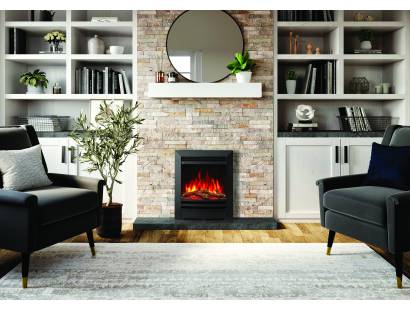 Anya Inset Electric Fire in Black