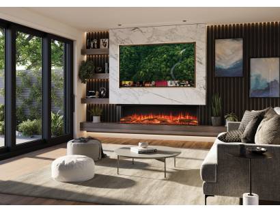 Avita-190-installed-as-a-three-sided-fire-Shown-with-optional-Mood-Lighting-System