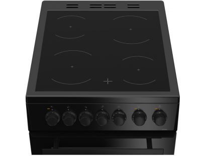  Beko EDVC503B Black Ceramic Cooker