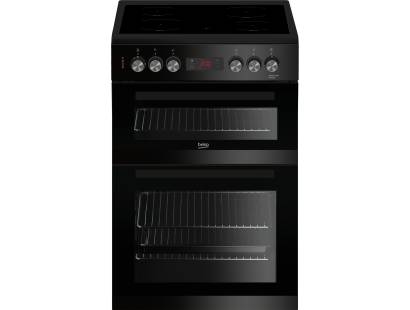 Beko KDC653K 60cm Double Oven Electric Cooker