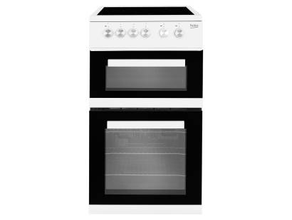 Beko KDVC563AW 50cm Double Oven Electric Cooker