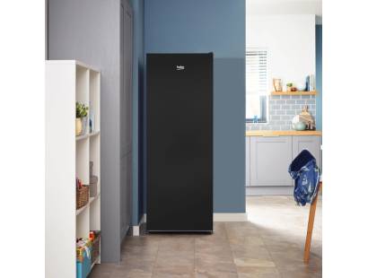 Beko LSG4545 Black Fridge in Modern Kitchen Setting