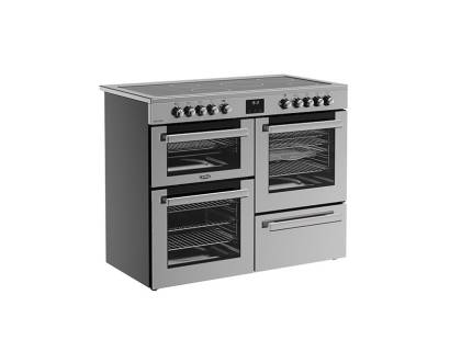 Belling CC100ESTA Electric Ceramic Range Cooker - Stainless Steel
