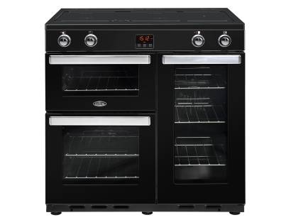 Belling Cookcentre 90EiBLK Electric Induction Range Cooker